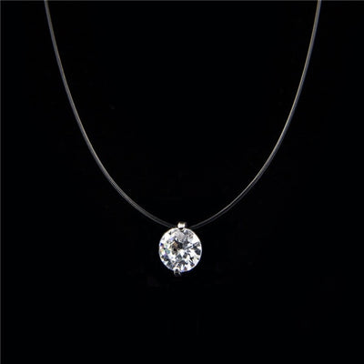 Female Transparent Fishing Line Necklace