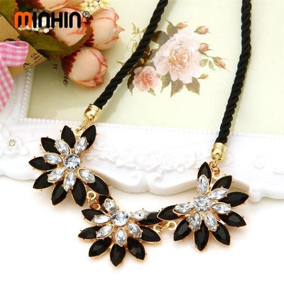 8 Colors Multi color Big Pendant Clavicle Chain Necklace
