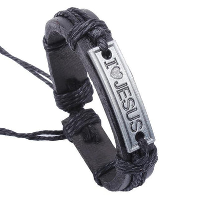 Men  Leather Jewelry Vintage Bracelet