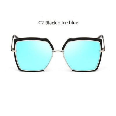Woman Cat Eye Pink Sunglasses