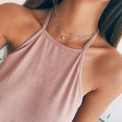 Tiny Heart Bohemian Necklace for Women