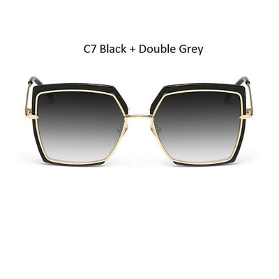 Woman Cat Eye Pink Sunglasses