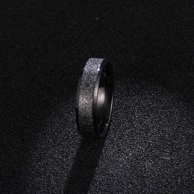 Simple Titanium Female Steel Ring