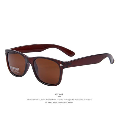 Classic Men's Retro Rivet Tones Polarized Sunglasses