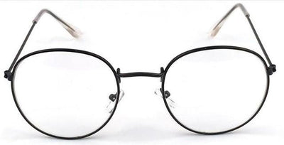 Woman Optical Frames Metal Frame Round Transparent Lenses