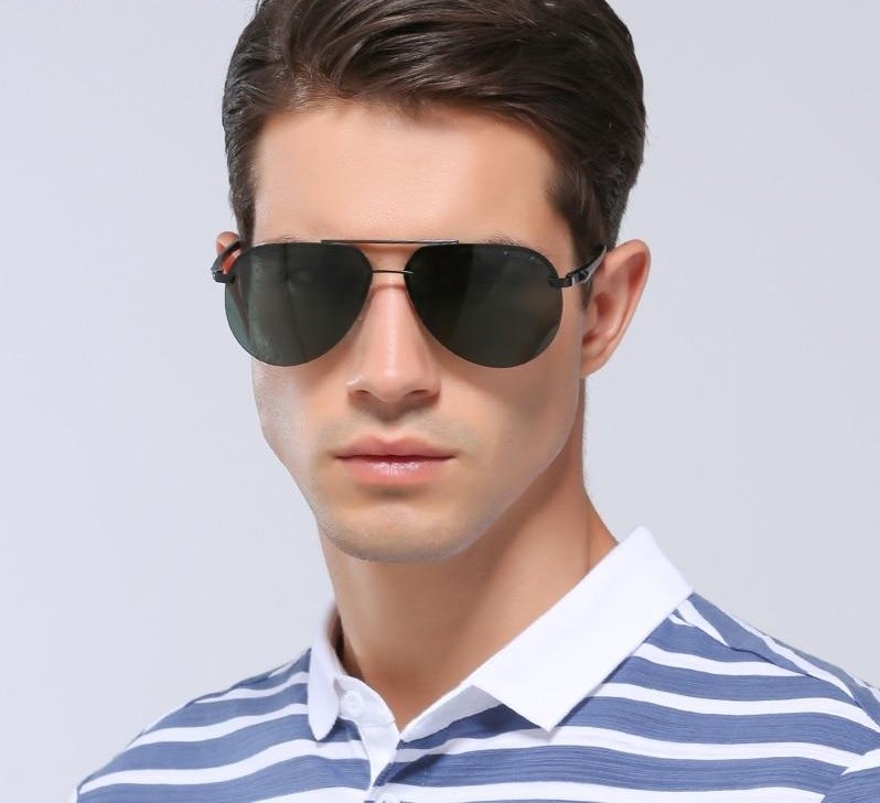 Driver Mirror Aluminum Magnesium Polarized Sunglasses Men