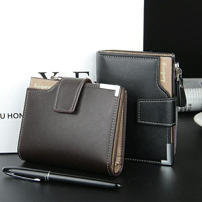 Leather Men  Leather Wallets Zipper