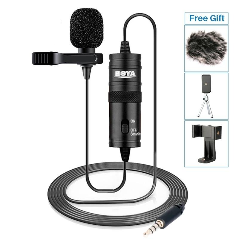 M1 Lavalier Audio Video Phone Microphone Condenser Mic