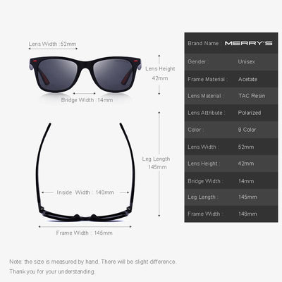 Men Women Rivet Polarized Sunglasses