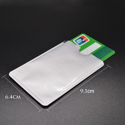 Anti Rfid Card Protection Blocking Wallet Card Holder