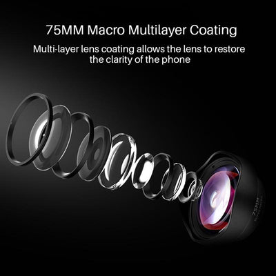 75MM 10X Marco Camera Lens for Phone