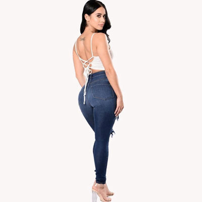 Stretch high Waist Women Skinny Jeans