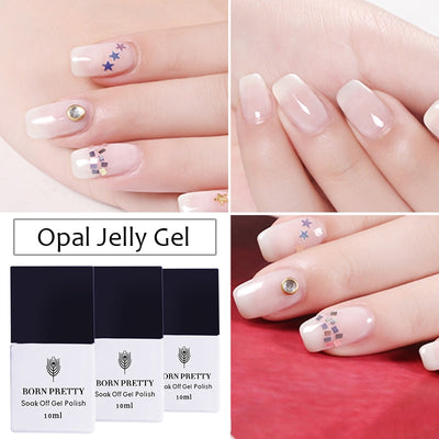 Opal Jelly Gel 10ml Pink Jelly Gel Polish