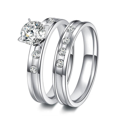 Stainless Steel Wedding Ring For Lovers