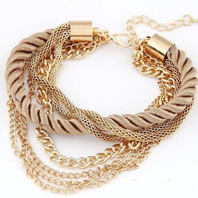 Fashionable Rope Chain Decoration Bracelet For Girl