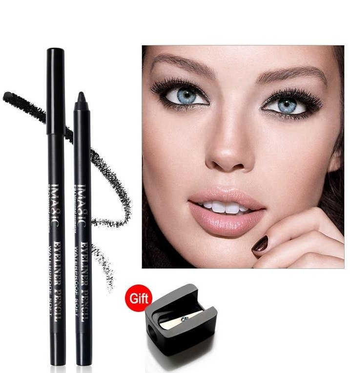 1pcs Black Waterproof Eyeliner Pen Pencil