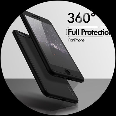 360 Protective Case For iPhone 6 6S 7 8 Plus