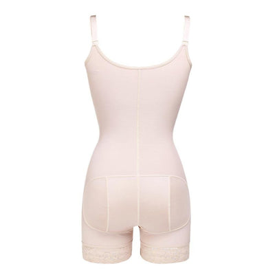 Clip and Zip Waist Lace Slimming Shaper Corset Control