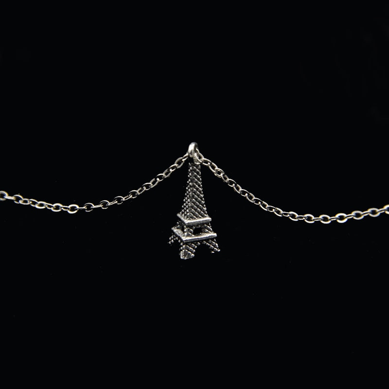 Eiffel Tower Chokers Necklaces for Womens