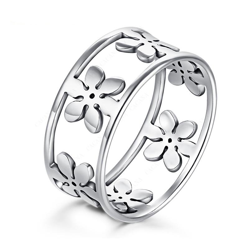 Beautiful Titanium Stainless Steel Rings For Women