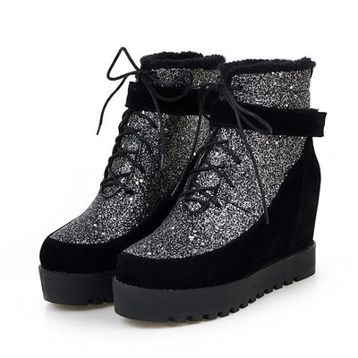 Winter Women's Leather Casual Ankle Boots