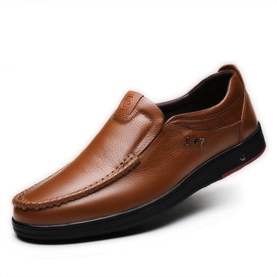 new Men's Genuine Leather Shoes Size 44