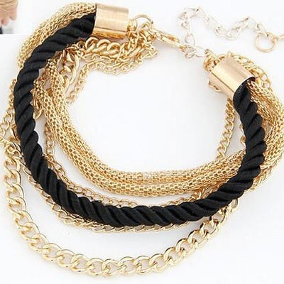Fashionable Rope Chain Decoration Bracelet For Girl