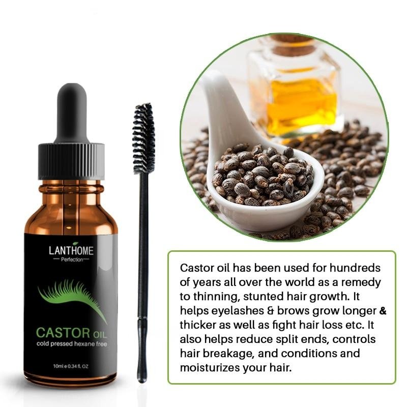 Castor Oil Hair Growth Serum for Eyelash