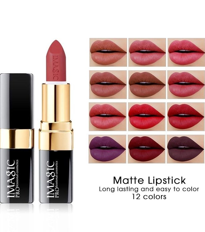 12 Colors Smooth Lip Stick