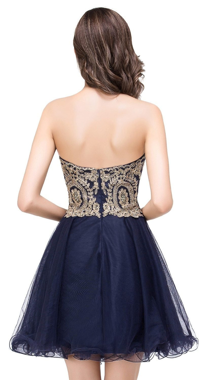 Sexy Backless Burgundy Lace Short Prom Dress