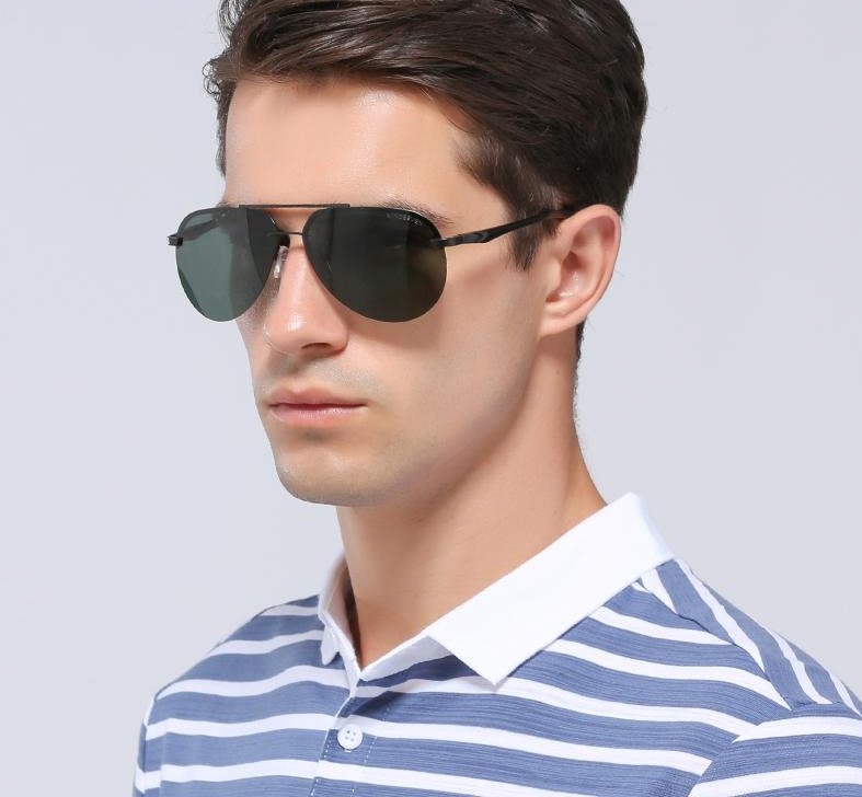 Driver Mirror Aluminum Magnesium Polarized Sunglasses Men