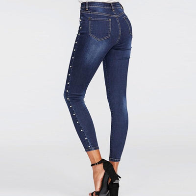 high Waist Women Skinny Jeans.