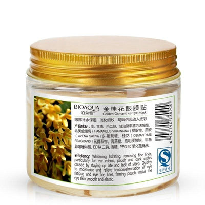 Gold Osmanthus eye mask women Collagen gel whey protein face care