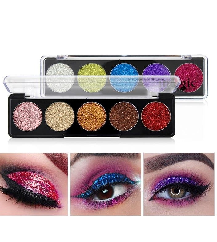 Diamond Rainbow Make Up  Pressed Glitters Eye shadow Palette