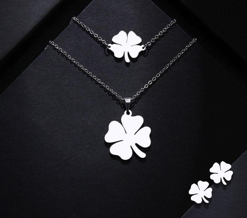 Clover Shape Jewelry Sets