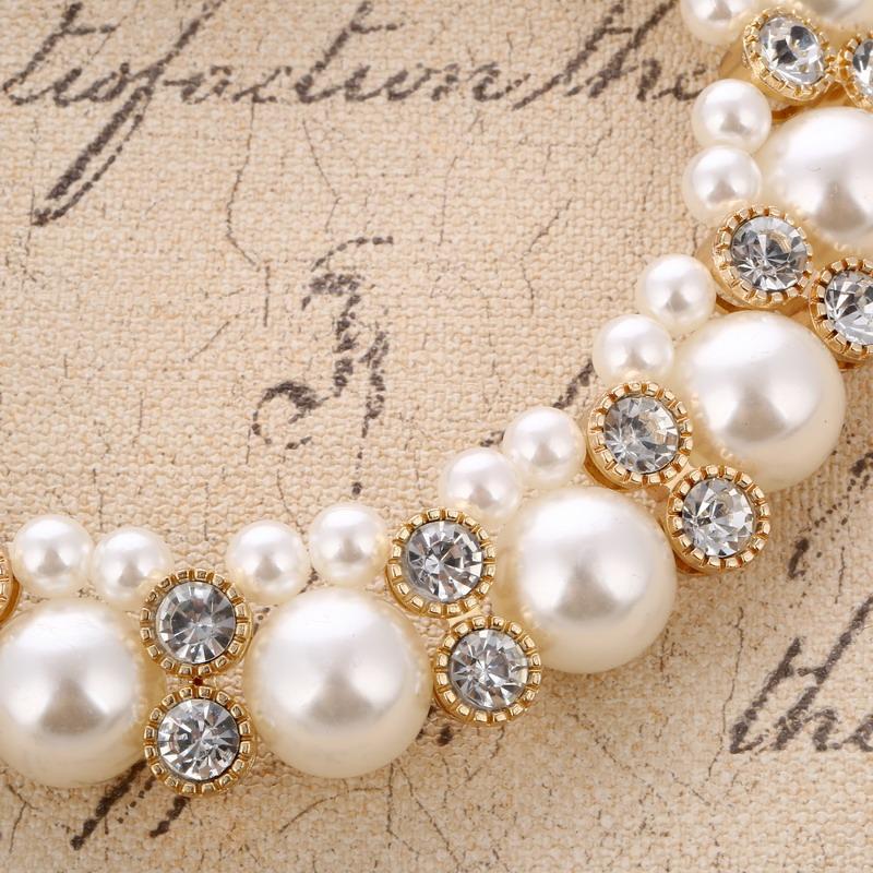 Imitation Pearl Chokers Necklace
