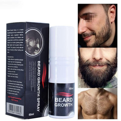 60ml Organic Men Face Beard Growth Spray