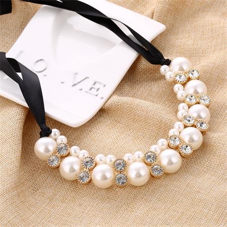 Imitation Pearl Chokers Necklace
