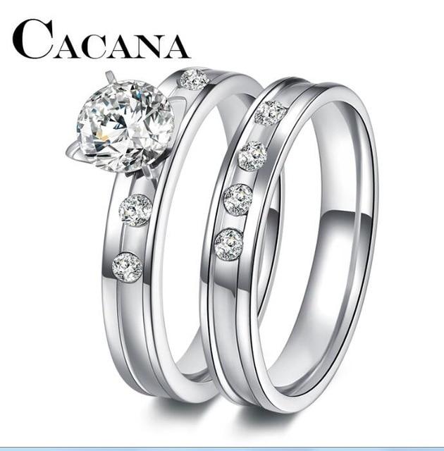Stainless Steel Wedding Ring For Lovers