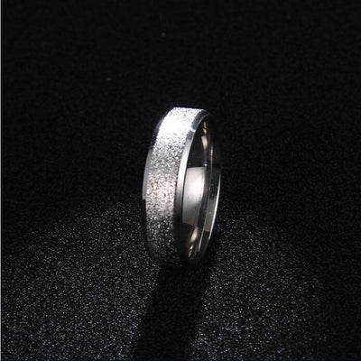 Simple Titanium Female Steel Ring