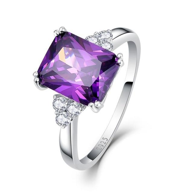 Vintage Jewelry 5.25ct Amethyst 925 Sterling Silver Ring