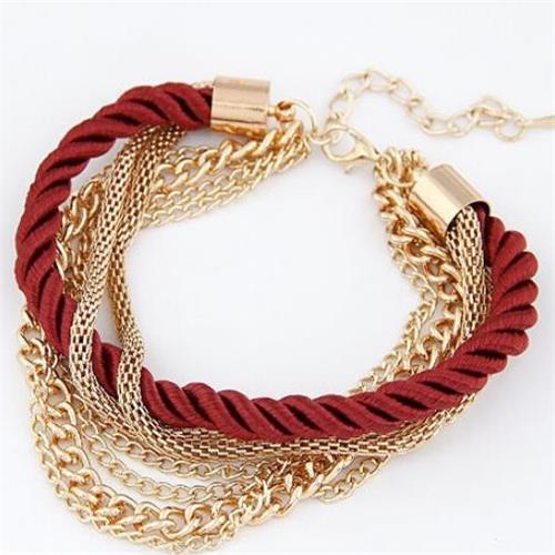 Fashionable Rope Chain Decoration Bracelet For Girl