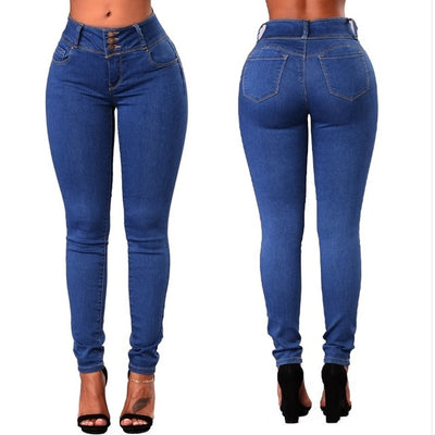 High Waist Elastic Stretch sexy slim fit Jeans