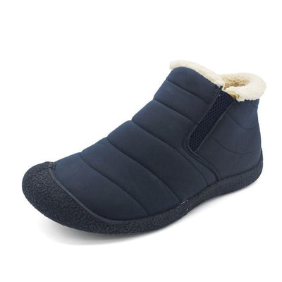 Unisex Waterproof Cotton Cloth Winter Shoes for Men