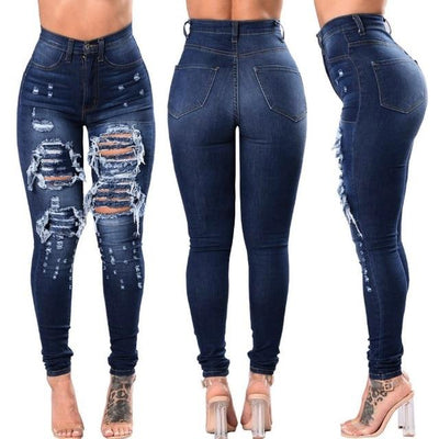 Stretch high Waist Women Skinny Jeans