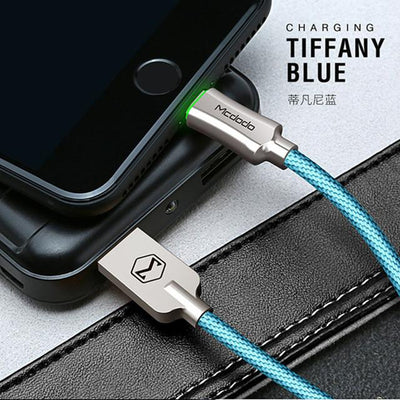 Auto Disconnet USB Cable For iPhone XS MAX X 7 6 5 6s plus
