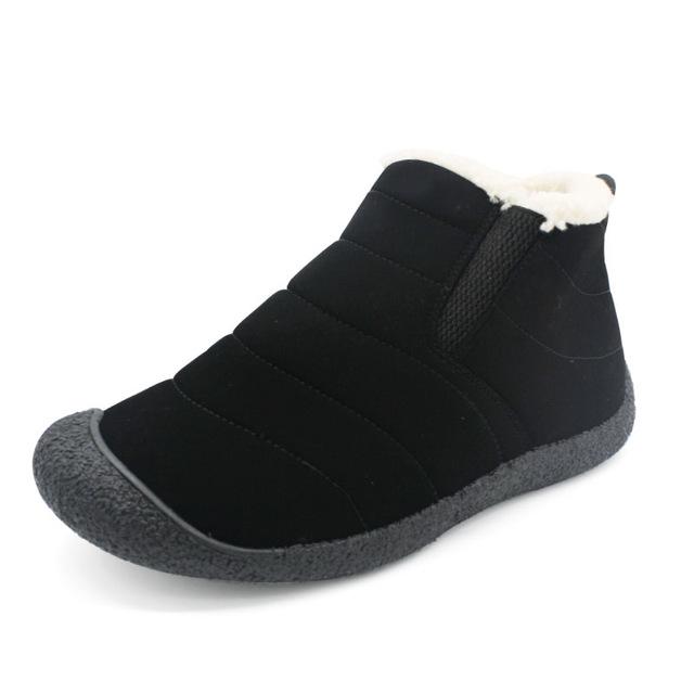 Unisex Waterproof Cotton Cloth Winter Shoes for Men