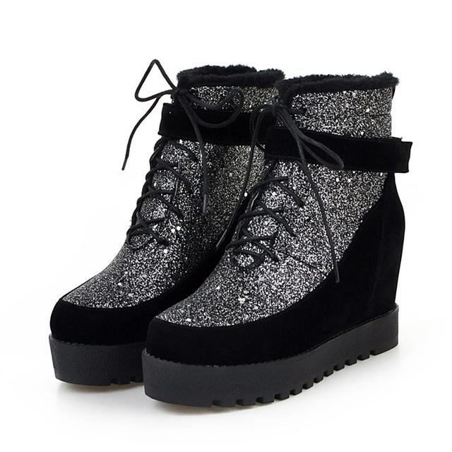Winter Women's Leather Casual Ankle Boots