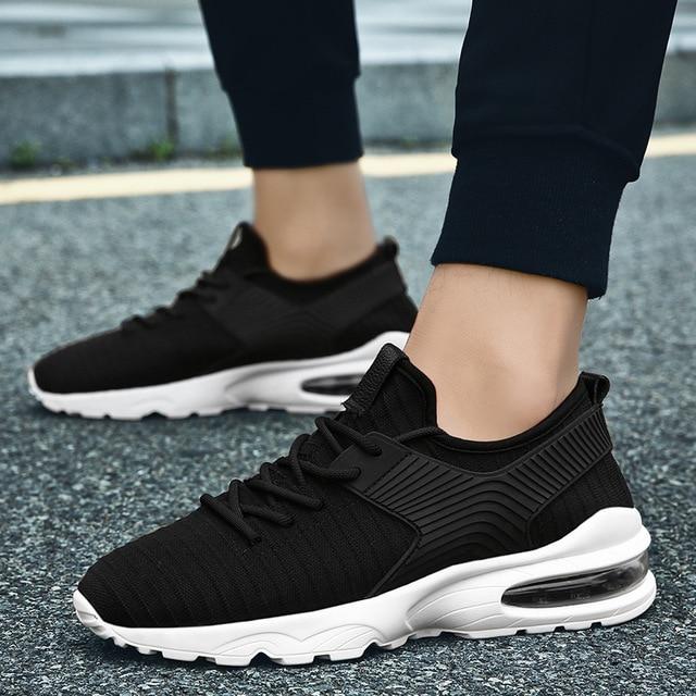 Breathable Mesh Vulcanized Sneakers Shoes for Men