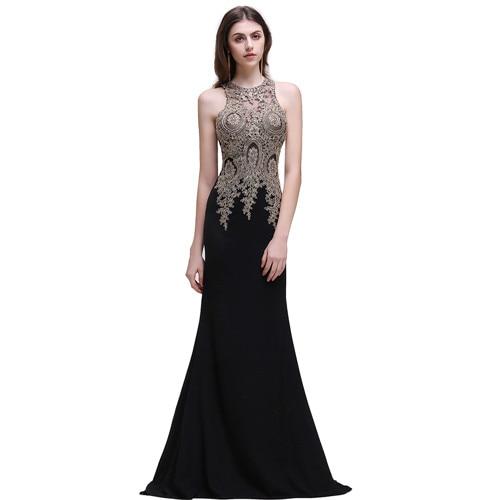 Long Sexy Lace Mermaid Evening Dress